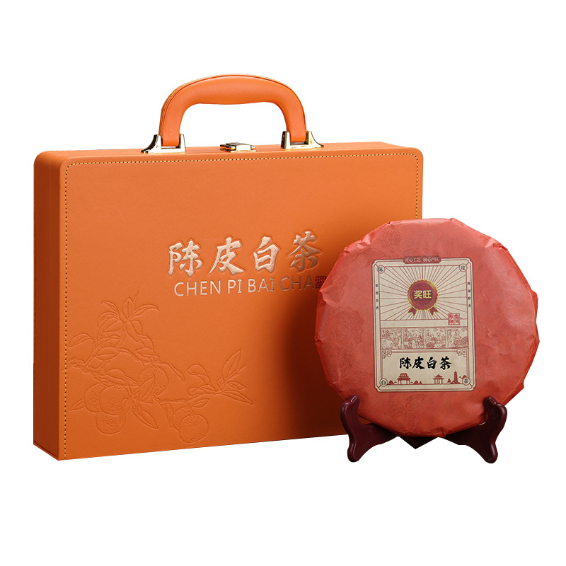 节日送礼陈皮新会白茶福鼎寿眉茶叶老白茶